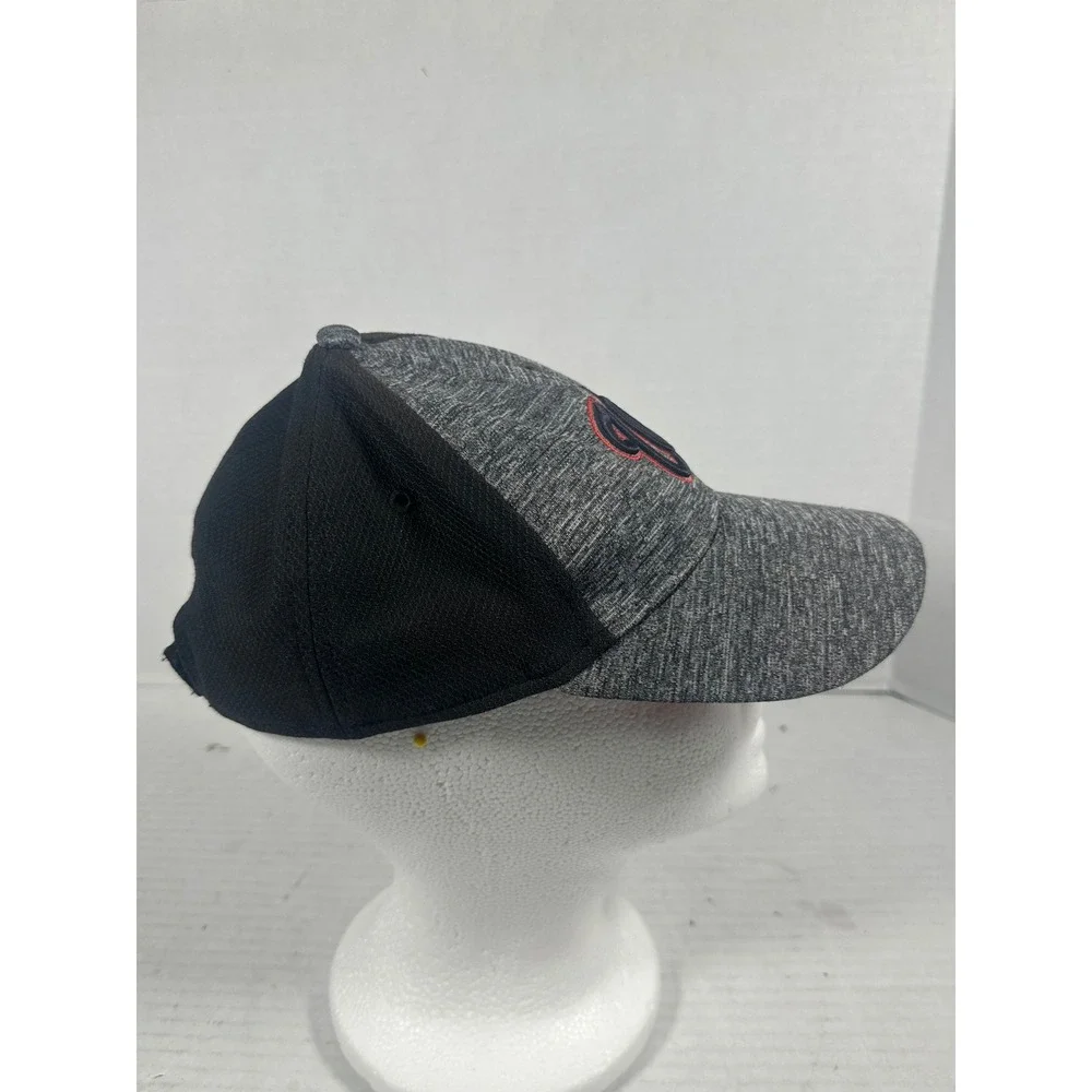 New Era Washington Nationals Youth MLB 9FORTY Adjustable Baseball Hat Grey Black